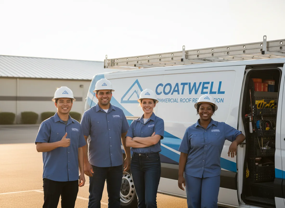 Commercial roof coating company in Sumterville, FL